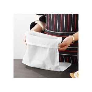 REUSABLE DRAWSTRING CHEESECLOTH MESH SIEVE BAG CHEESE CLOTH - Image 3